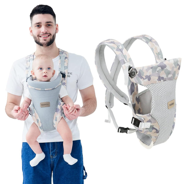 IULONEE Baby Carrier, Embrace Cozy 4-in-1 Infant Carrier Ergonomic Adjustable Holder Portable