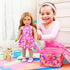 18 Inch Backpack 18 Inch ZITA ELEMENT Girl Doll Butterfly Design Carrier Bag with Clothes and Accessories Including