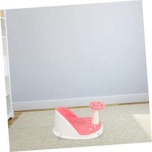 Non-Slip Bath Tub Seat with Suction Cups Comfortable Bathtub Chair for Sitting Up Quick Drainage Lightweight Foldable