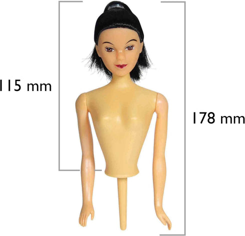 PME Doll Pic for Cake - Aria, Black Hair