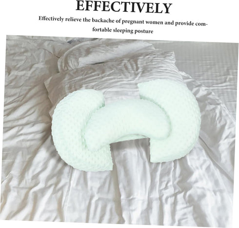Pregnancy Support Pillow with Cooling Effect Comfortable Waist Cushion for Side Sleeping Maternity Pillow for Pregnant