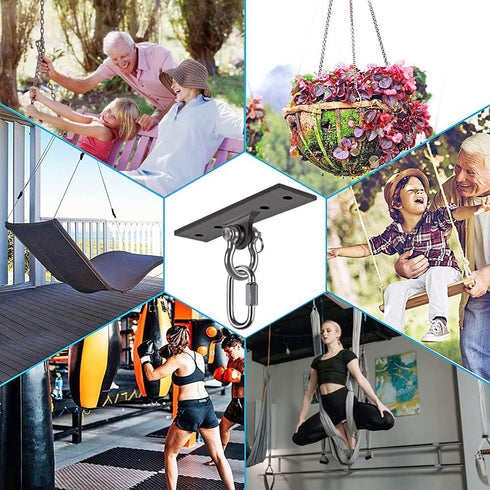 Dolibest Wall Mount Bracket, Ceiling Anchor for Home Suspension Training Kit, Suspension Straps, Gymnastic Rings, Yoga