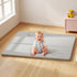 Sofoliana 50x50 Tummy Tummy Vegan Leather Baby Play Mat, Thicken Foam Cushioned & Waterproof Playpen Mat for Infants