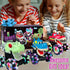 stargo 3 Pack Monster Truck Toy - Motion Activated Light-Up Cars for Toddlers Bull, Shark, Glow in the dark Skull Pull