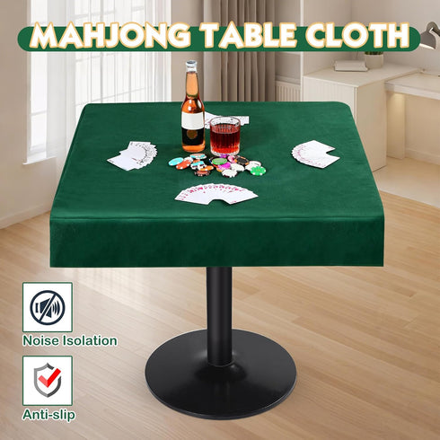 2 Pack 34 34 Inches Frienda Felt Game Table Cover x Square Folding Table Cloth Indoor Outdoor for Card Tables, Ideal
