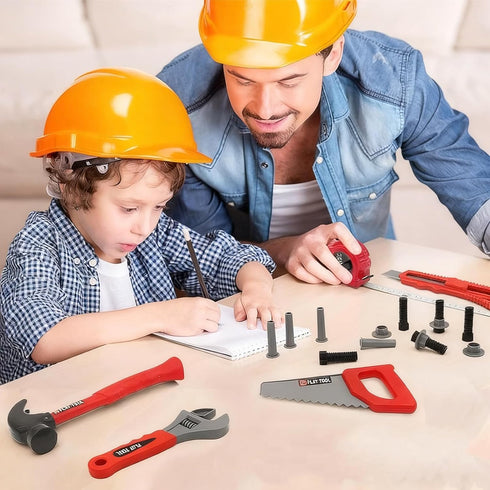 Set, 55 Set 3+ Kids Tool Pcs Kids Tool Pretend Play Toys with Box and Electronic Toy Drill, Toy for Toddler Boys Girl