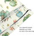 GOODOLD 2 Watercolor Dragon Wet Dry Bag for Baby Cloth Diaper Waterproof Reusable Travel Wet Bag with Two Zippered