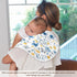 YETTASBIN Wildflower Muslin Baby Burp Cloth, Super Soft Absorbent Cotton Burp Rag Baby Bibs Feeding Cloth for Newborn