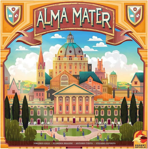 Plan B Games Alma Mater Board Game, Manage a 15th Century University, Resource Management Game for Ages 14+, 2-4 Players