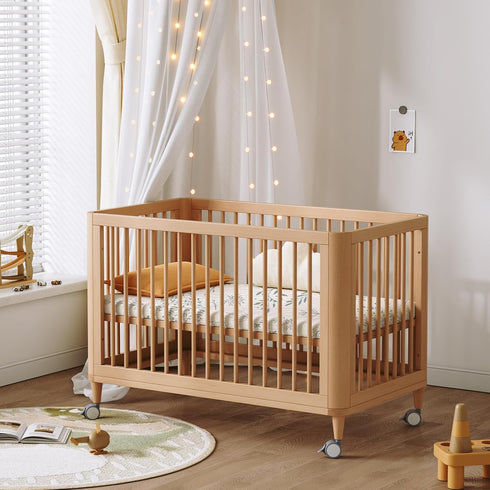 ColoBrethy 4-Pack 100% The Muslin Crib Sheets for Baby Girl Boy, Neutral & Cotton Nursery Decor, Fit for Standard Crib