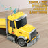 27" 3 4 5 Dwi Dowellin Large Friction Powered Construction Truck Car Toy with Excavator and Dump,Semi Truck Toys