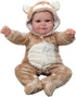 BABESIDE Reborn Baby Doll Clothes, Outfit Accessories with Hat for 17-22 Inch Dolls, Boys & Girls