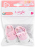 14" 3 Corolle Baby Doll Pink Sneakers Outfit Accessory - Mon Grand Poupon Baby Doll Clothes and Accessories fit Dolls