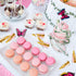 24 Pieces Gold Noise Makers Glitter Metallic Fringed Party Blowers, Pink Musical Blowouts for Birthday Baby Shower New