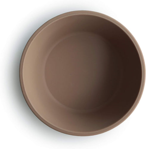 mushie Silicone Suction Bowl - BPA-Free Non-Slip Design (Natural)