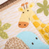 CribMATE Elephant Giraffe Lion Crocodile Quilted Crib Comforter Baby Girl/Toddler Crib Comforter Baby Gift Idea (Green