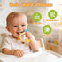 CAHILON 3-6 6-12 Teething Ring Toys Months, BPA-Free Silicone Infant Rattle Teethers for Babies Months, Baby Essentials