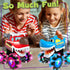stargo 2 Pack Monster Truck Toy - Motion Activated Pull Back Light-Up Cars for Toddlers - Monster Shark & Bull