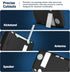 ENCASED 5" HB6550 5inch Protective Case for HelloBaby Baby Monitor - Includes Carrying Strap and Built-in Magnets (Fits