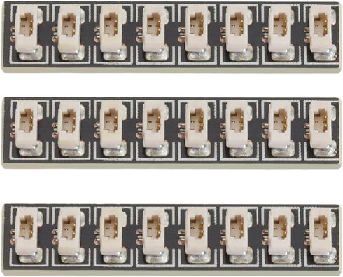 eMagTech 3pcs 8-Port Expansion Boards DIY Kit for LEGO, Compatible with Other Building Blocks