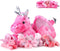Syhood 18 Inch Dragon Plush with Babies, Large Mommy Dragon Stuffed Animal with 4 Small Plushies