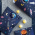 600Pcs 1.5 Inch Planet Solar System Stickers Roll for Kids Round Space Stickers for Boys Girls Solar System Party