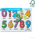 Melissa & Doug Wooden Peg Puzzle - Lift & See Numbers, 10 Pieces, FSC Certified