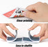 6 Pack,Waterproof Shuffle,6 Set,Standard (6 Plastic Playing Cards Playing Cards Bulk for Adults,Flexible and Easy Decks