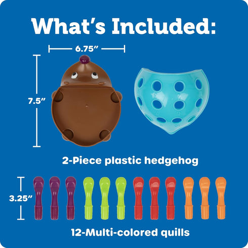 Learning Resources Spike The Fine Motor Hedgehog - Toddler Montessori Toys, Stacking Shape, Gifts For Boys And Girls
