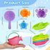 1-3 2-4 1+ 9 Fajiabao Baby Bath Toys for Kids Ages Toddler Bath Toys Mold Free for Bathtub Sand Beach Pool Water Toys