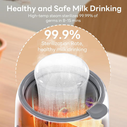 Warmer,8-in-1 Bottle Fast Baby Bottle Warmer for Breastmilk and Formula,Milk Warmer with Accurate Temperature Control