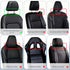 Yoocaa Adjustable Car Headrest Pillow, Road Pal Headrest, U-Shaped Travel Sleeping Pillow for Kids & Adults, Head Neck