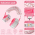 Lehoo Castle Anti Lost Wrist Link - Kid Harness with Induction Lock, Safety Leash for Toddlers, Pink