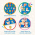 Battat Wooden Peg Puzzle, ABC Puzzle for Toddlers, Educational Wooden Toys for 2 Years +