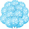 Gejoy 36 Pieces Blue Cloud Latex Balloons, 12 Inch Matte Light Blue and White Print Decoration for Baby Shower Birthday