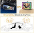 360 (2 Pack) Baby Car Mirror with Light - Remote Control, Adjustable, Shatter Resistant Car Seat Mirror - Clear Night