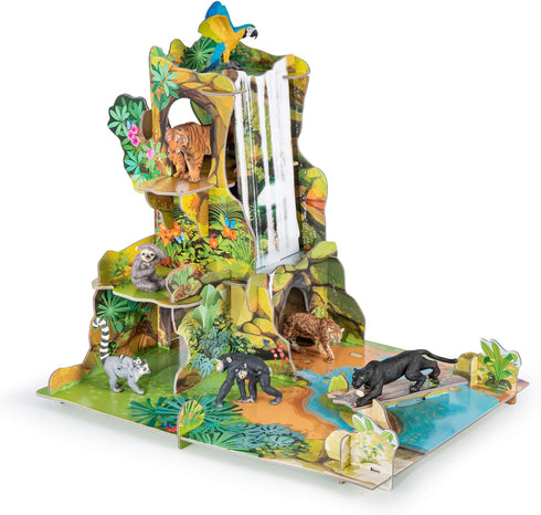 Playset 3+ 18.1 13.0 14.2 Papo - Jungle Toy for Kids - Ages - Wild Life Collection - Creative Play Animal Scenes - Gift