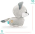 Bellzi Wolf Stuffed Animal, Soft Cute Gray Wolf Plush Toy, Gifts for All Ages, Kids, Babies, Toddlers, Wolfi