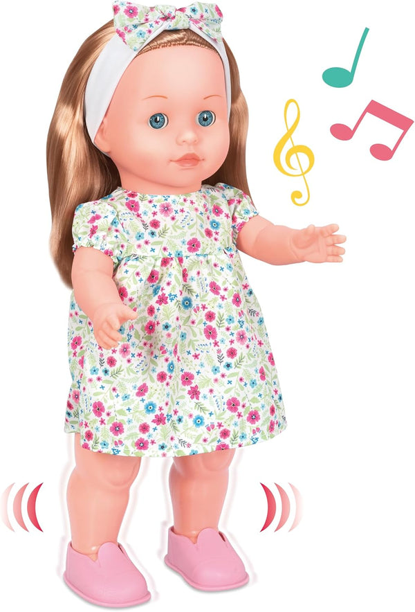 Mother Love Walking Dolls,16 Inches Interactive Baby Dolls, Baby Dolls with Hair,