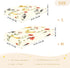 CZXW 52" 28" Rustic Floral Chicken Crib Sheets Fitted x Natural Cotton Soft & Breathable for Baby Crib Mattress