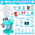 Set 3-5, Dentist Play Toy for Kids, Pretend Play Medical Toy Dentist Cart, Dental Toy with Fake Teeth, Doctor Toy