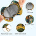 YETTASBIN Farm House Portable Pacifier Holder Case with Metal Hook Buckle & Zipper for Diaper Bag and Stroller