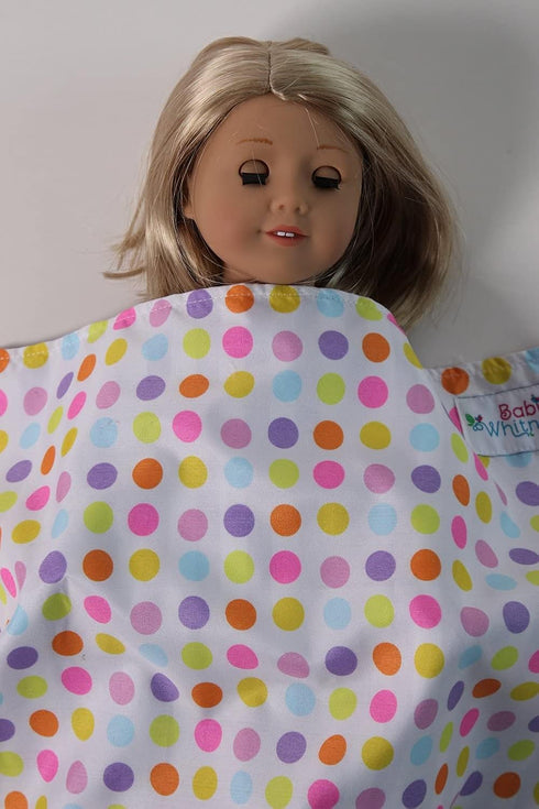 Baby Whitney 17" Set 2 Pack Doll Toy Receiving Blankets