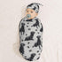 Sets Cute Black Labrador Retrievers Newborn Swaddle Blankets Hat Soft Baby Receiving Blanket Swaddle Sack for Baby