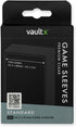 65.5 91mm (50 Pack) Vault X Standard Board Game Sleeves x for Standard-Sized Cards and Trading Cards, Clear Premium