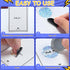 Leinuosen 3000 Games,1 1 Inch Pieces Scratch Offs Sticker DIY Holographic Circle Stickers Round Silver Hologram Glitter