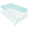 Luvable Friends Unisex Baby Fitted Changing Pad Cover, Boy Basic Elephant, One Size
