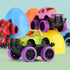 12Pcs nicknack Prefilled Easter Eggs with Alloy Monster Trucks for Kids Easter Eggs Filled with Pull Back Monster Cars