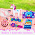 HKKYO Sewing Kit for Kids, Craft Kits for Ages 4-12, My First Sewing Kits with 7 Sew Projects for Girls and Boys