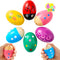 JOYIN 6 Packs Easter Wooden Egg Shakers Maracas Percussion Musical for Easter